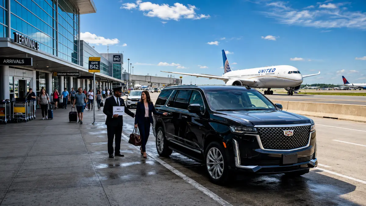 Airport limousine transfer service